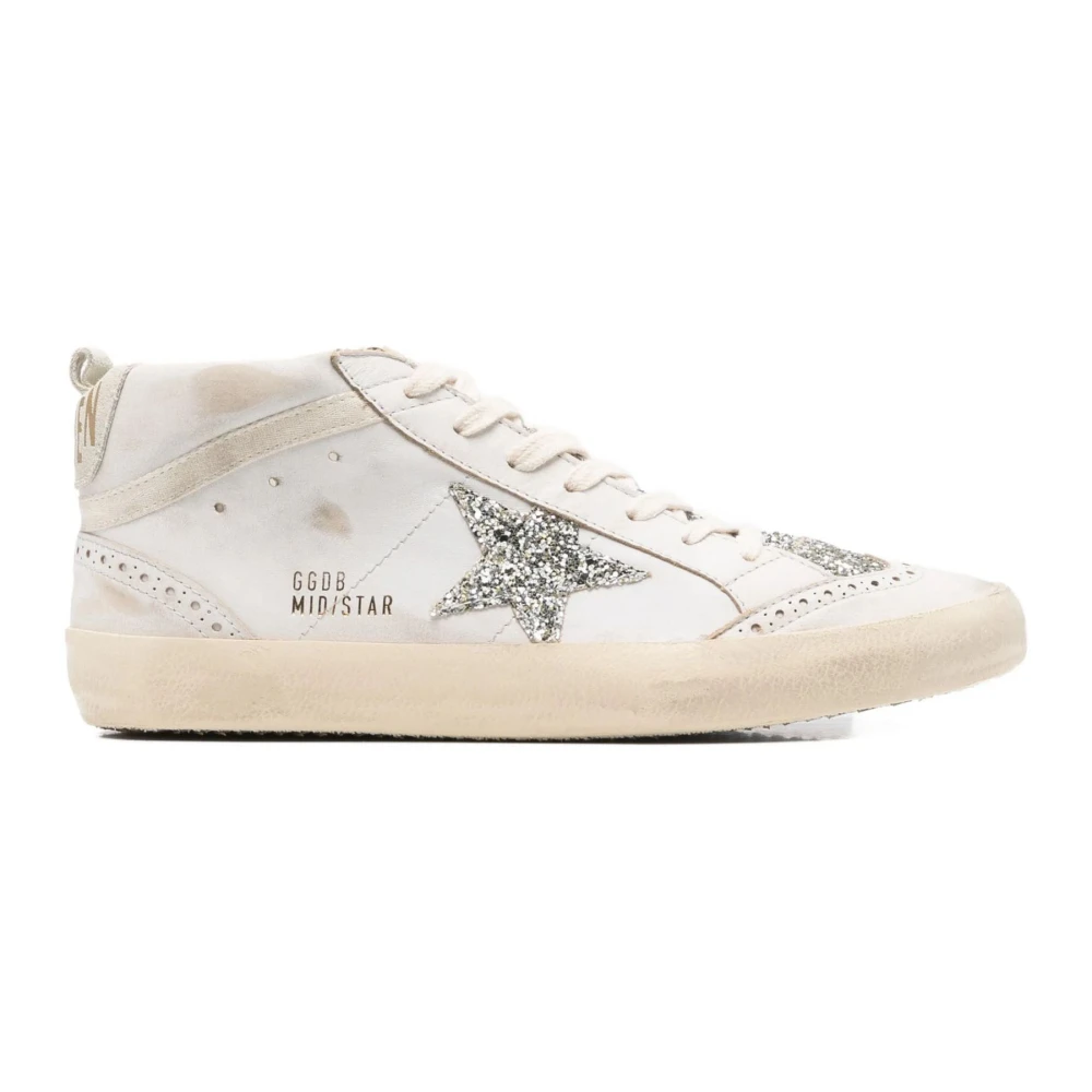 Golden Goose Mid Star Sneaker Dames Schoenen Wit