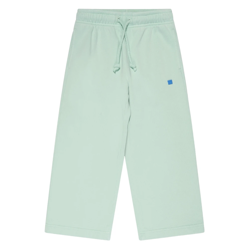 Acne Studios Unisex Kids Green Sweatpants, 6 Y, Kids Logo Joggers