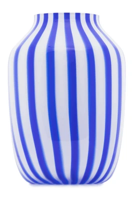 Blå Glas Juice Vas