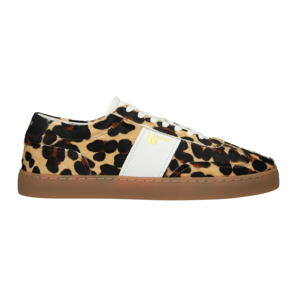 Blackstone Slate Harper II Fl710 Leopard Sneaker Dames Schoenen Bruin