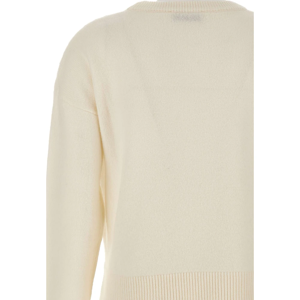 Filippo De Laurentiis Witte Wol Kasjmier Trui White Dames