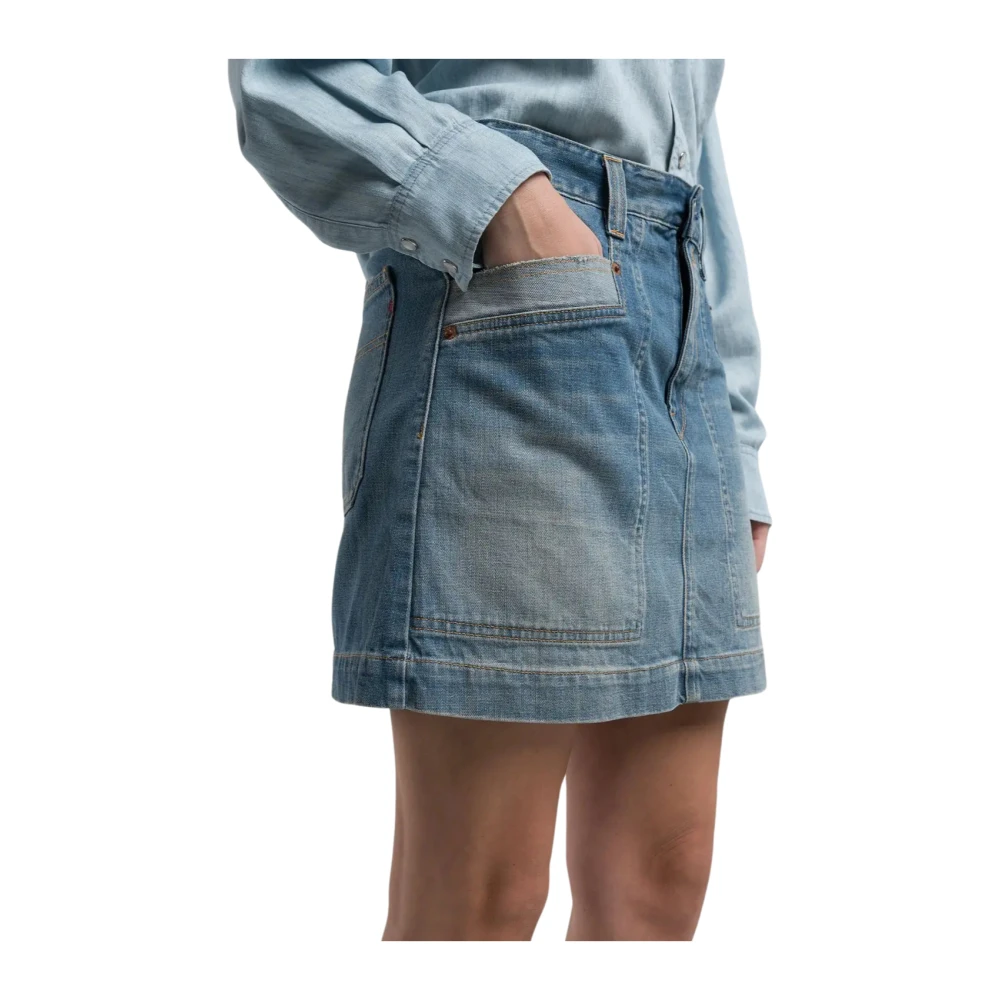 Replay Blauwe Rok w9926.000.878895 Blue Dames