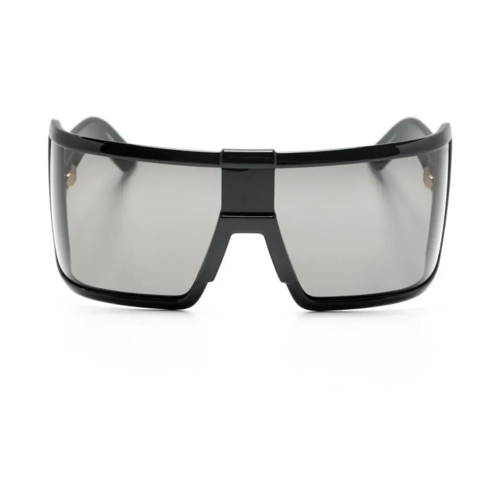 Tom Ford Glanzend zwarte zonnebril met rookkleurige lenzen Black Unisex