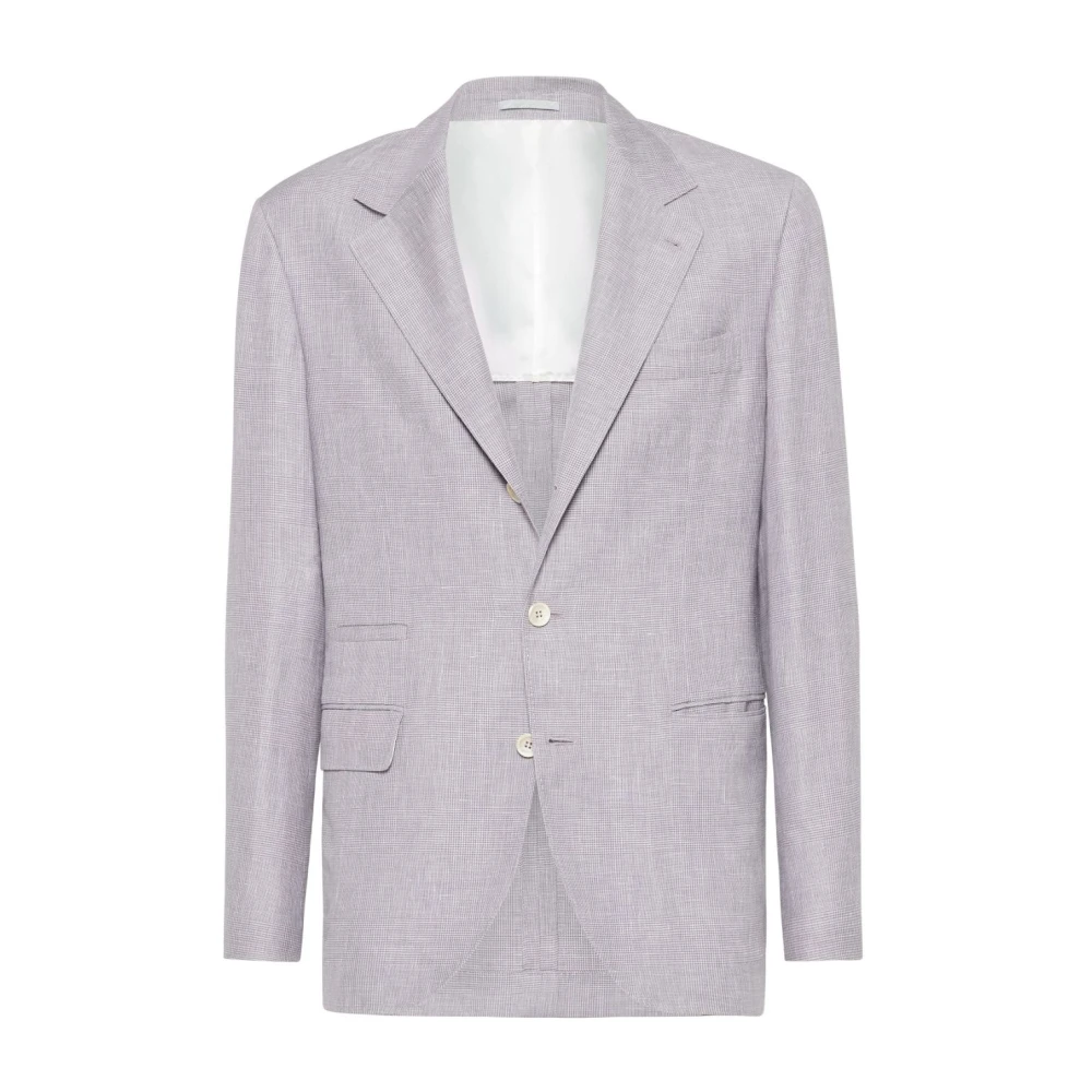 BRUNELLO CUCINELLI Elegante Jassen voor Mannen en Vrouwen Purple Heren