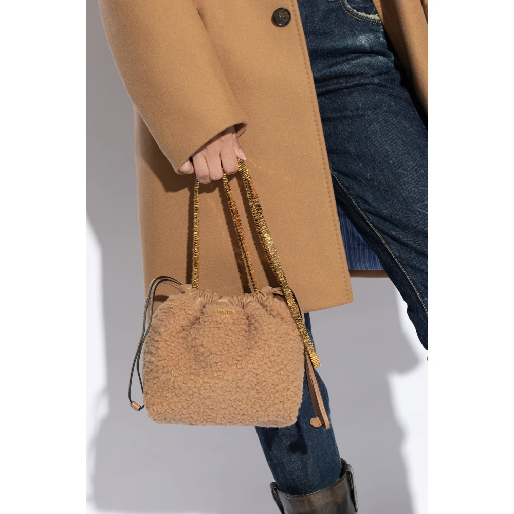 Moschino Schoudertas Brown Dames