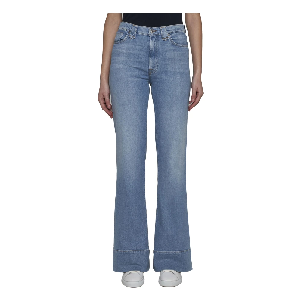 7 For All Mankind Blauwe Moderne Dojo Jeans Blue Dames