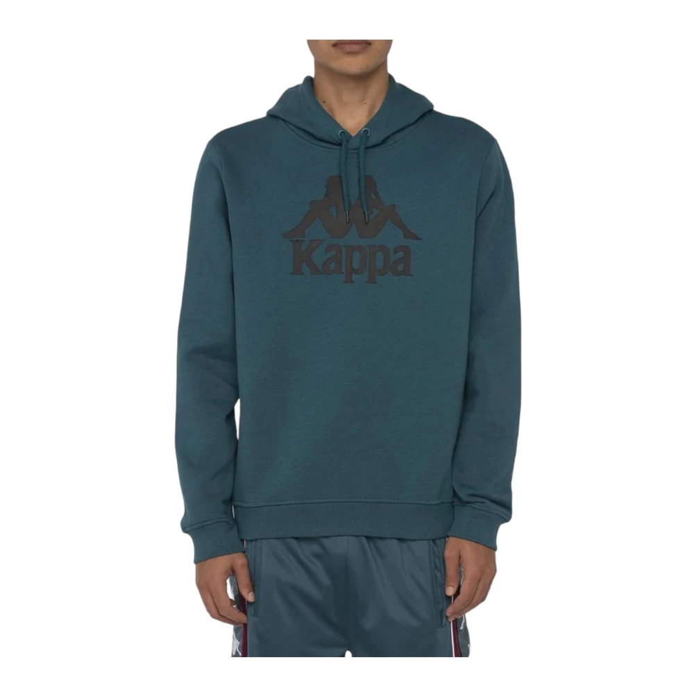 Kappa Hoodies Blue Heren