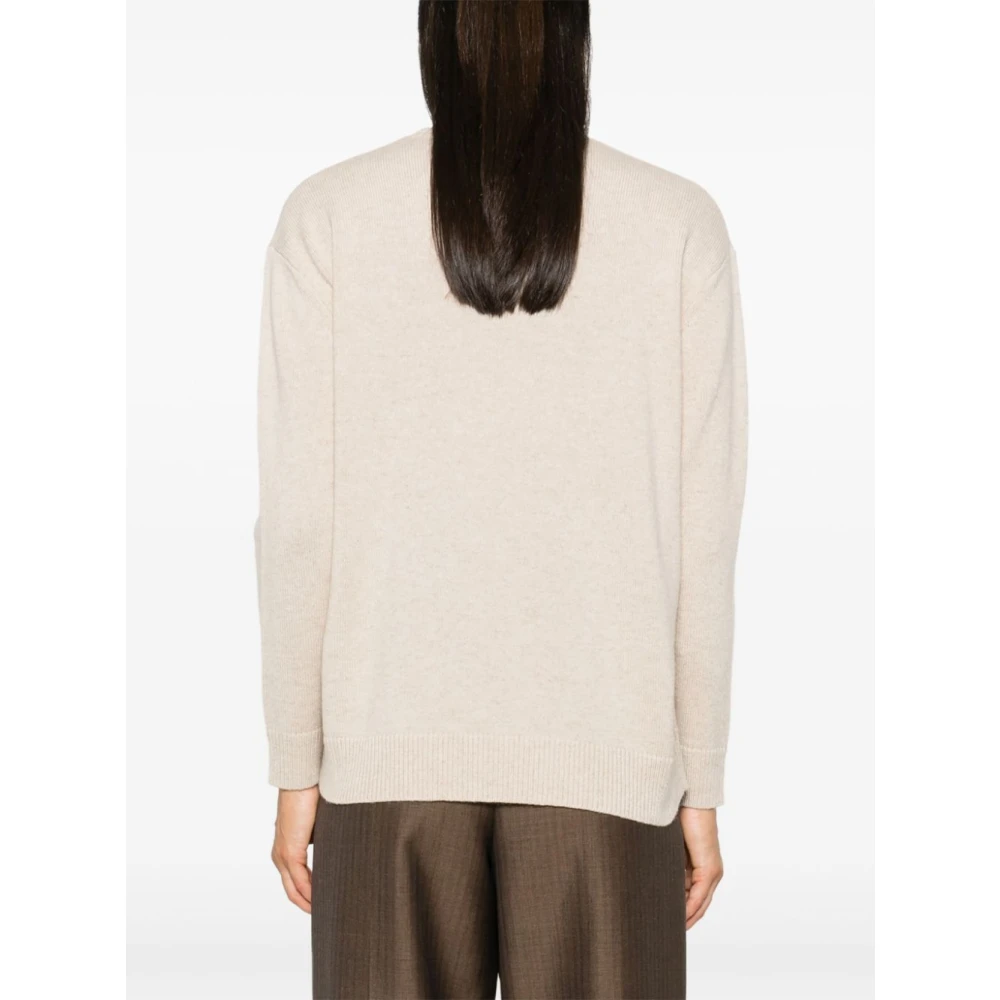 Max Mara Luxe Beige Sweater Aw24 Beige Dames