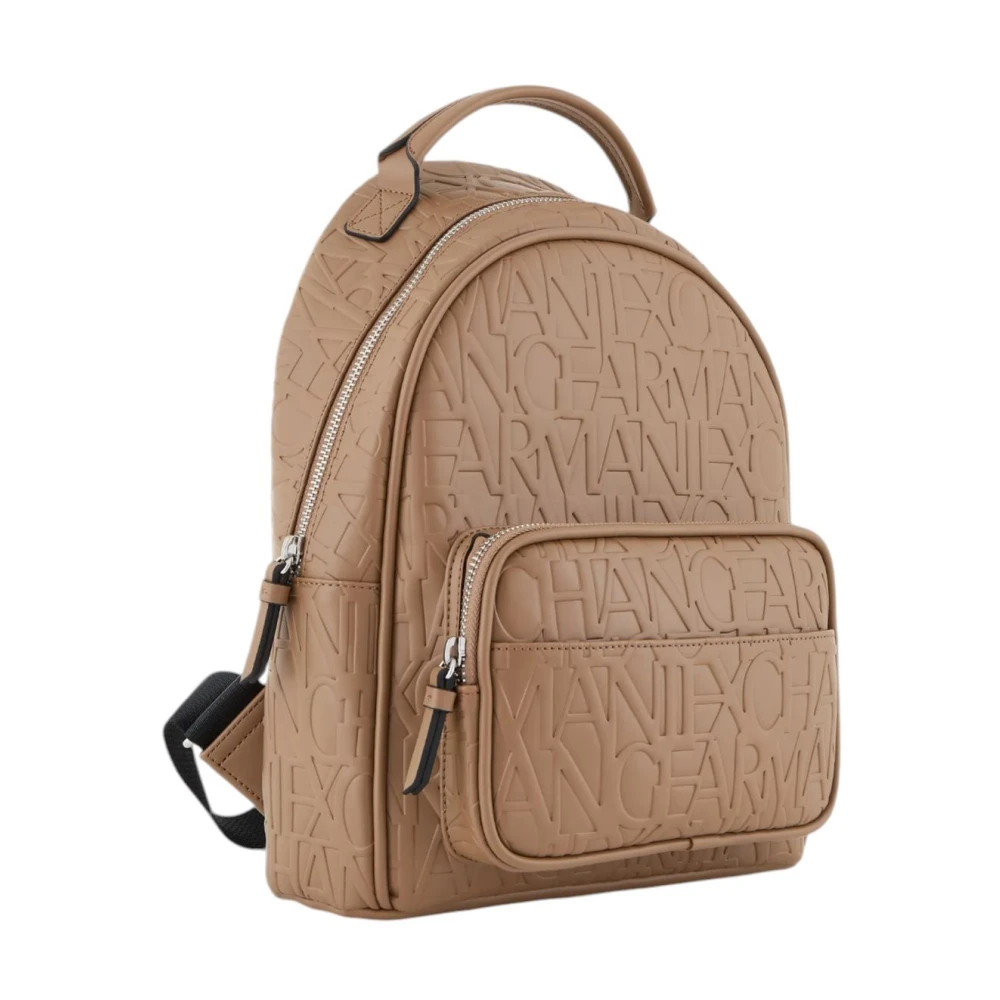 Armani Exchange Stijlvolle Rugzak voor Dagelijks Gebruik Brown Dames