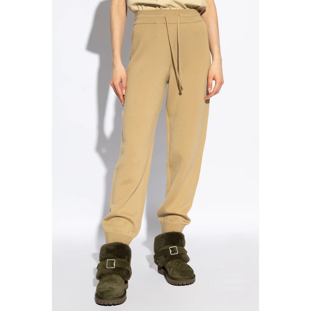 Burberry Wollen broek Beige Dames