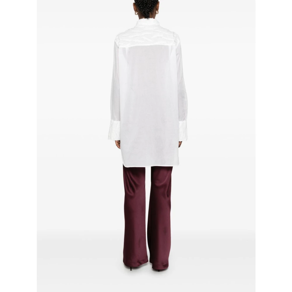 Federica Tosi Witte Overhemd Collectie White Dames