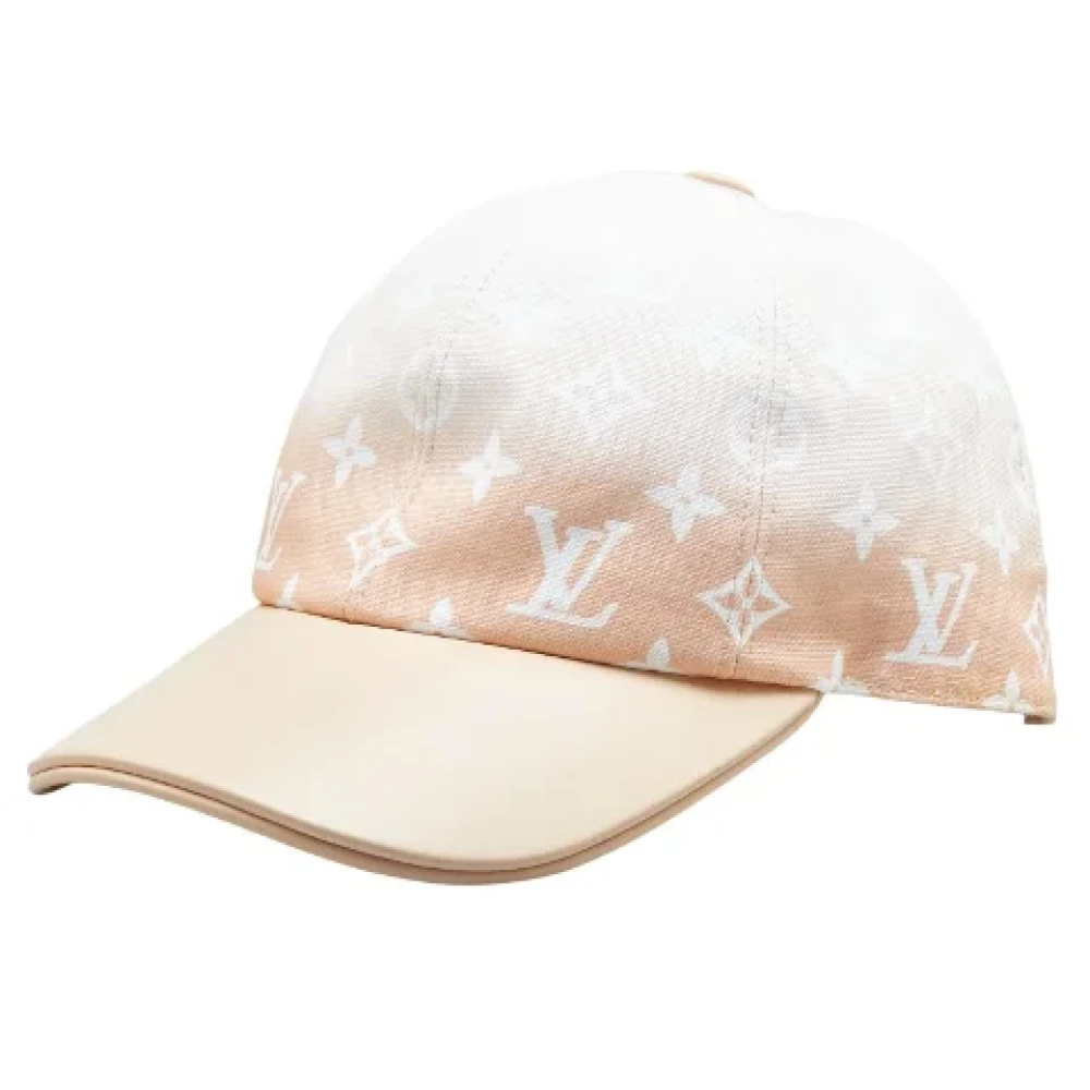 Louis Vuitton Vintage Pre-owned Fabric hats Beige Dames