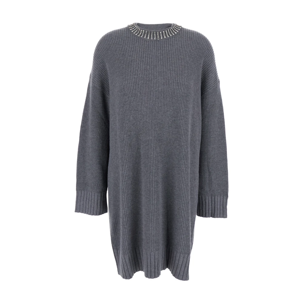 Pinko Damen Grau Kleider, 2XSgröße: