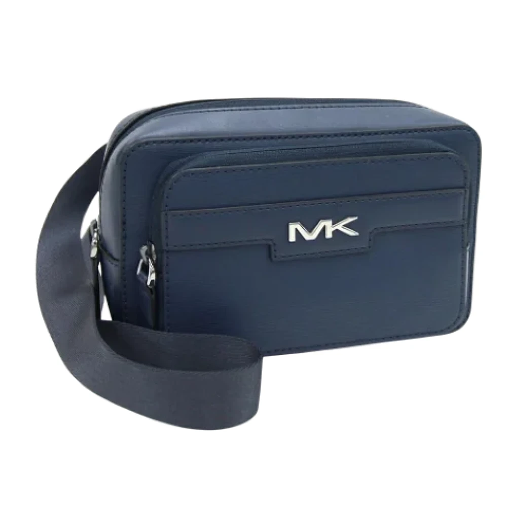 Michael Kors Pre-owned Leather crossbody-bags Blue Dames