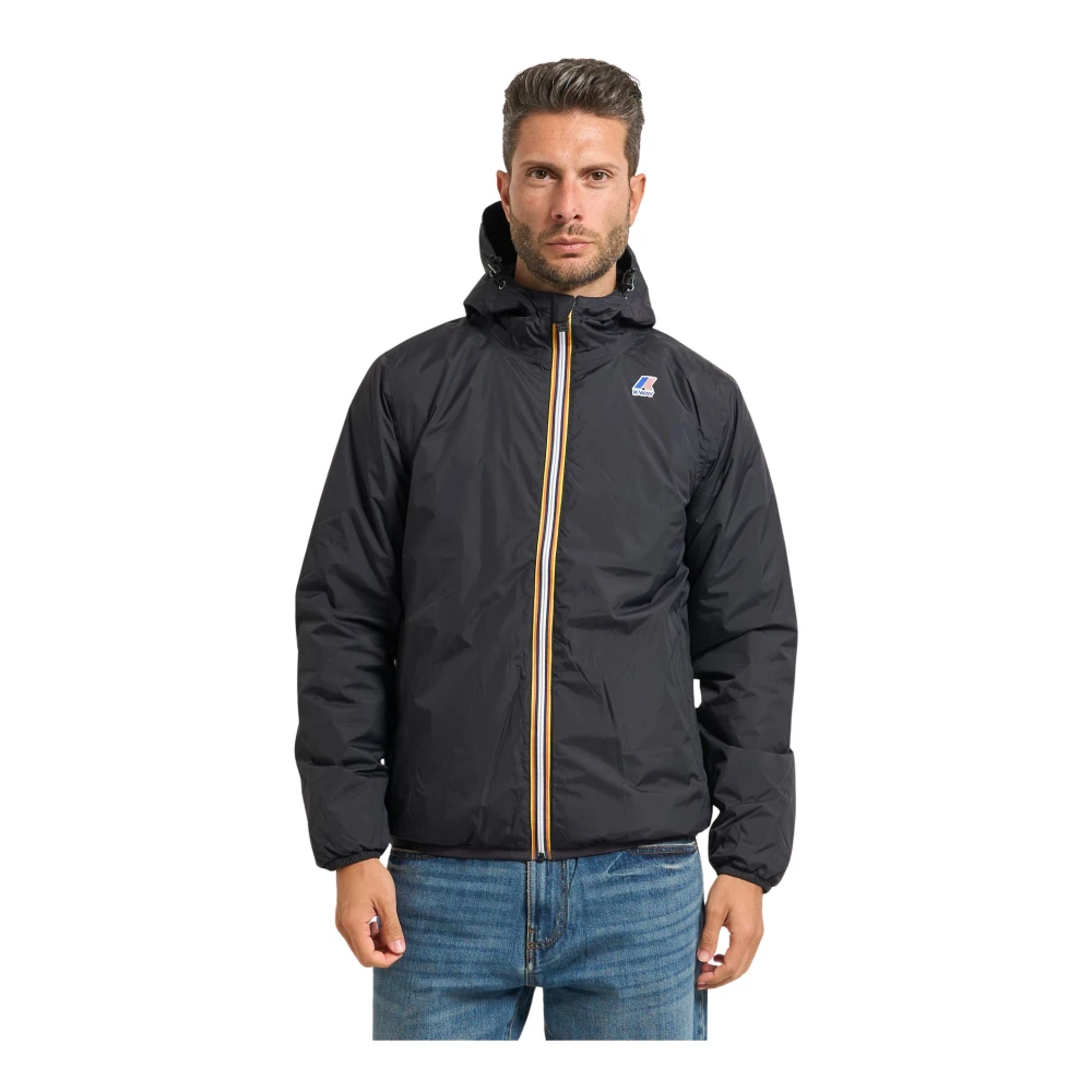 K-Way Herren Schwarz Jacken, K, 2XLgröße: