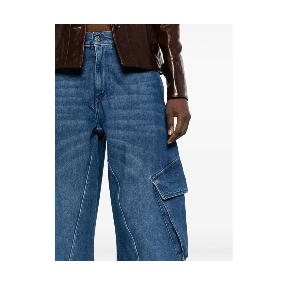 JW Anderson Loose-fit Jeans Blue Dames