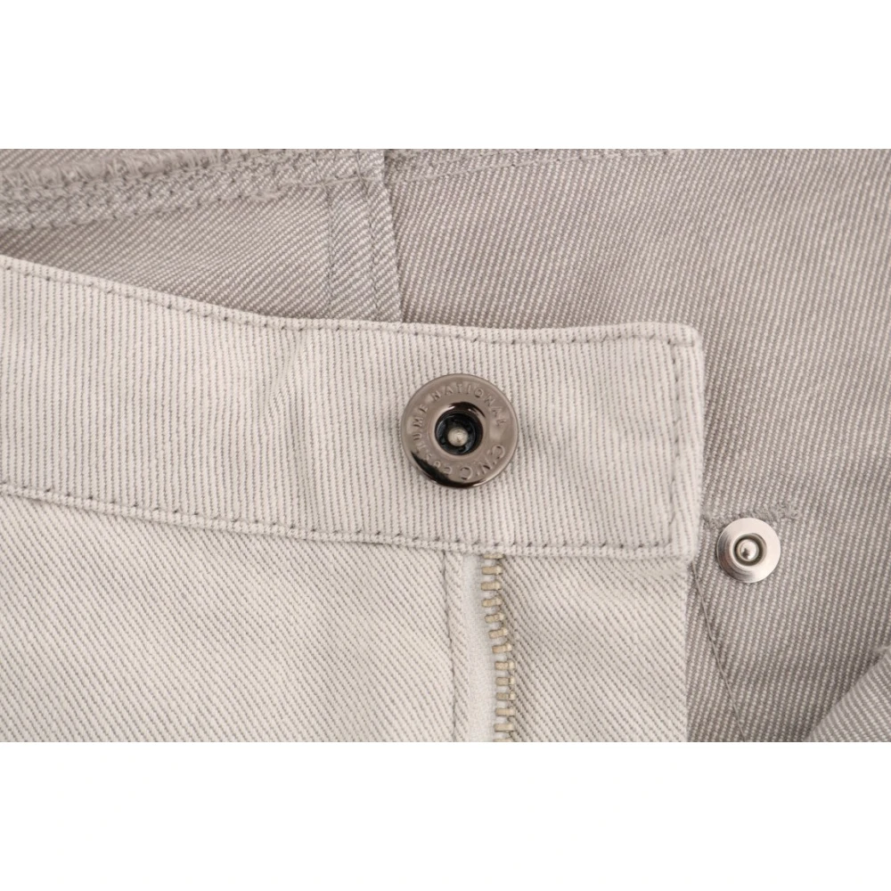 Costume National Witte Slim-Fit Stretch Jeans White Dames