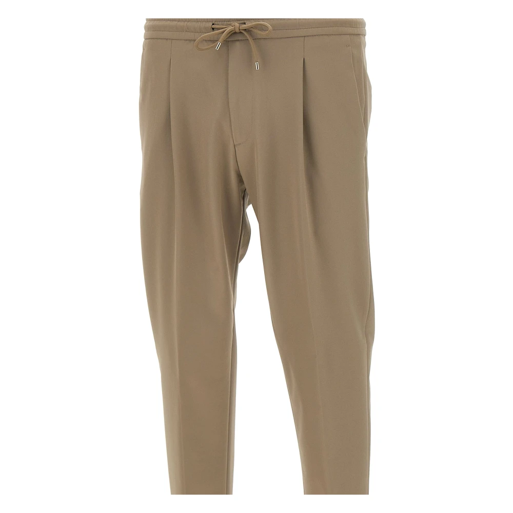 Briglia Stretch Crepe Herenbroek Taupe Beige Heren