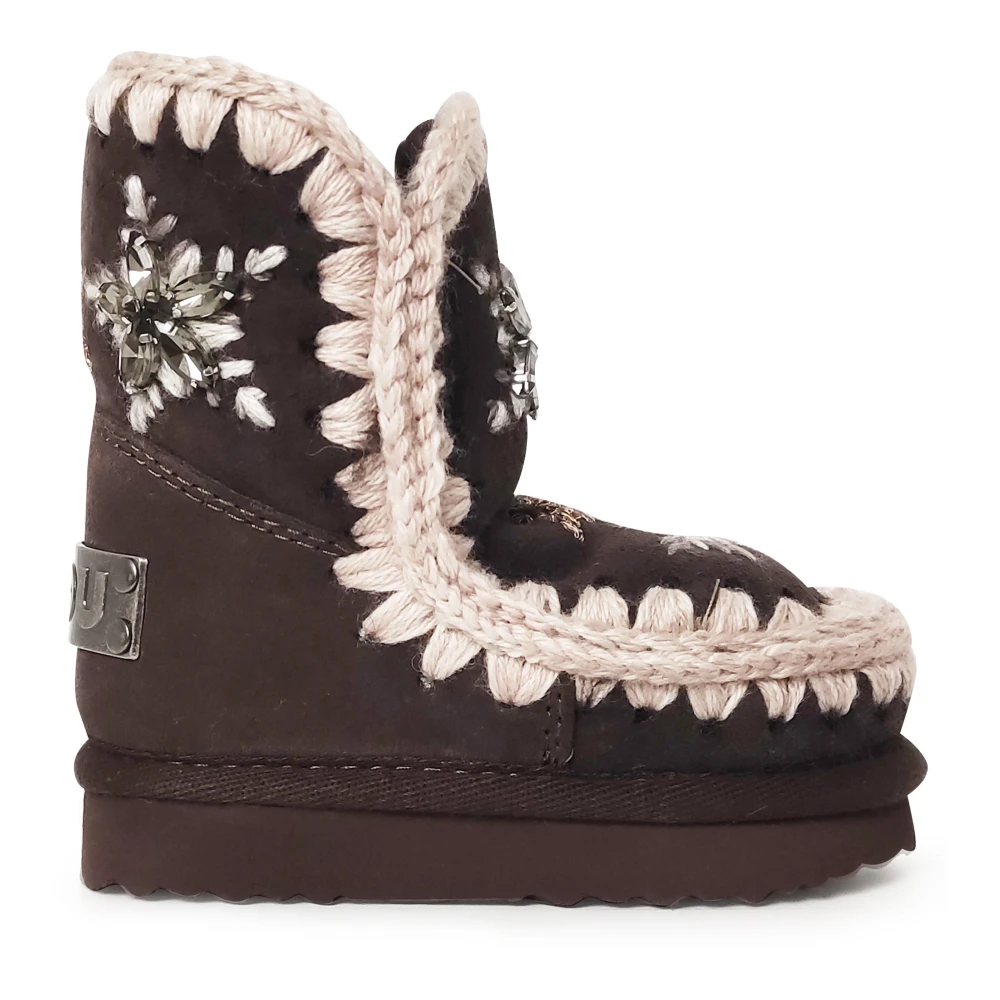 Mou Girls Brown Sativaletti Eskimo - Kids Boots - 33 Eu - Kids