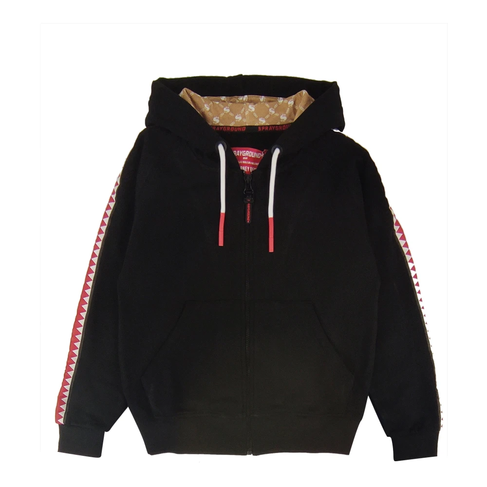 Sprayground Boys Black Zip Hoodie - Kids Sweatshirts - 12 Y - Kids