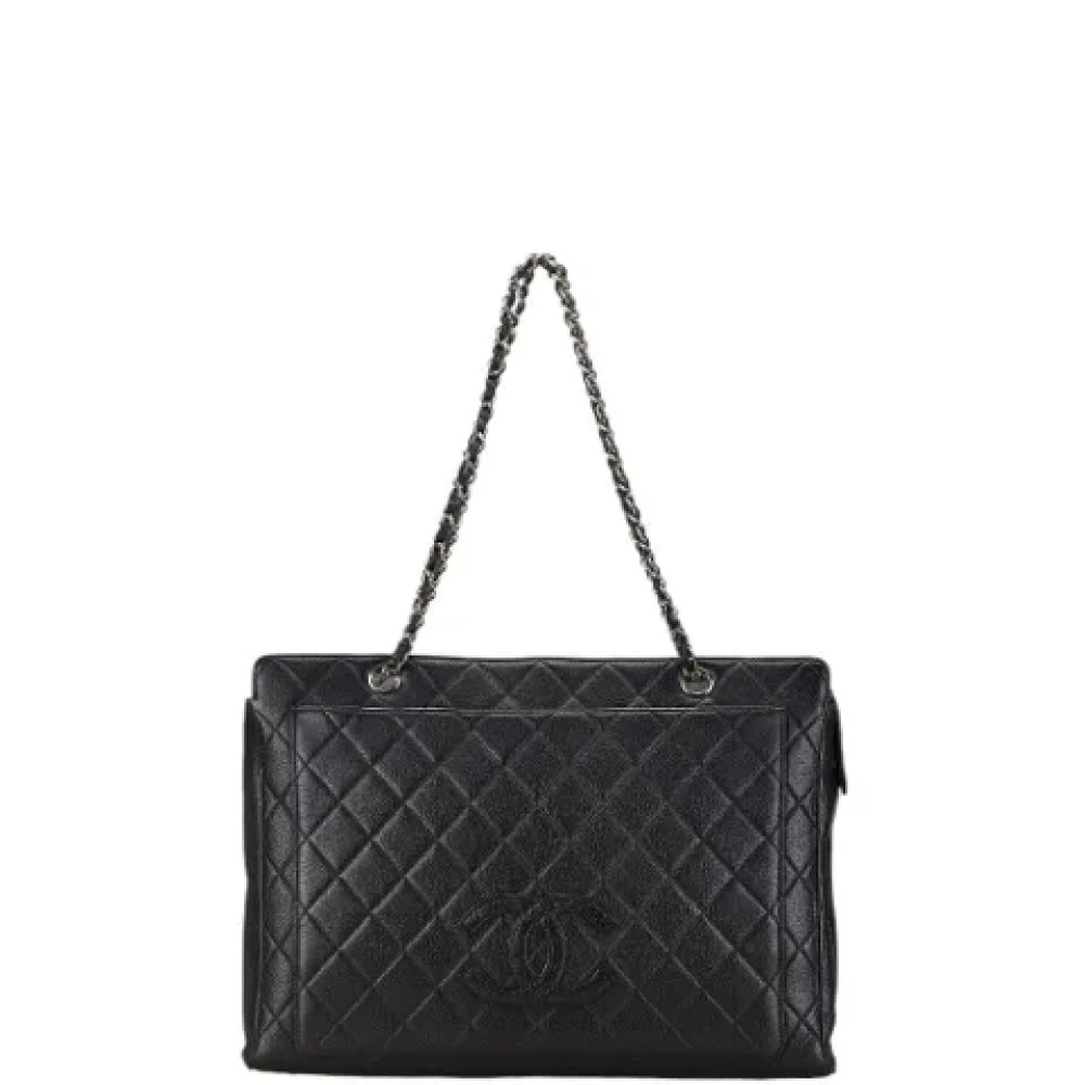 Chanel Vintage Pre-owned Leather chanel-bags Black Dames