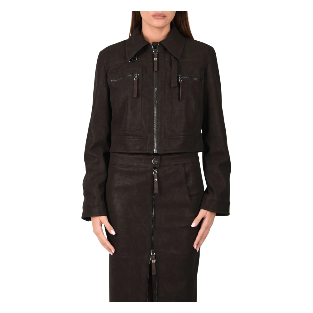 Pinko Donna Marrone Giacche, S, New,