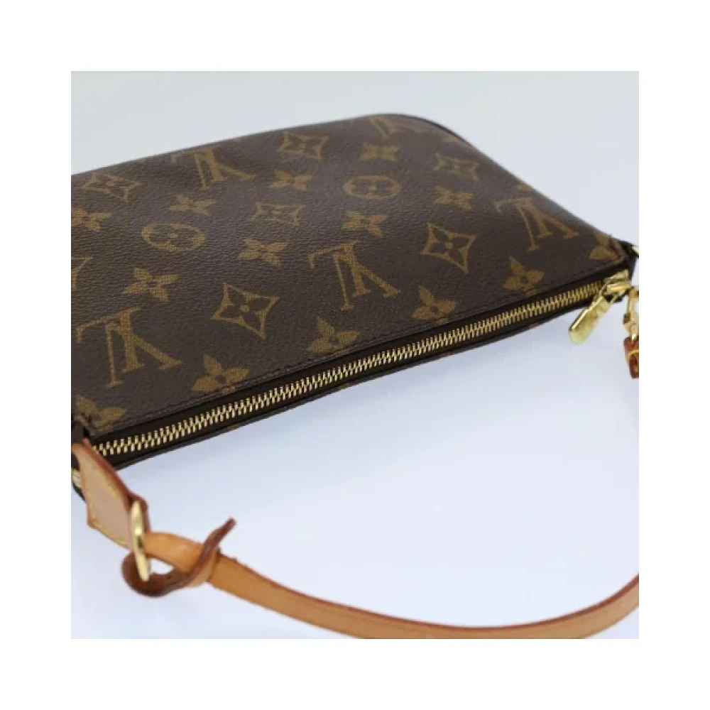 Louis Vuitton Vintage Pre-owned Coated canvas clutches Brown Dames
