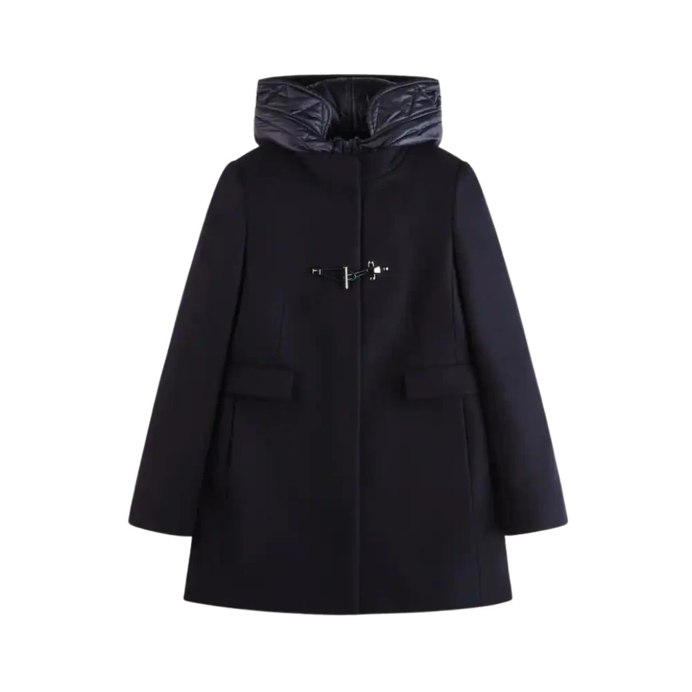 Fay Blauwe Toggle Coat Urban Vrouwelijke Look Blue Dames