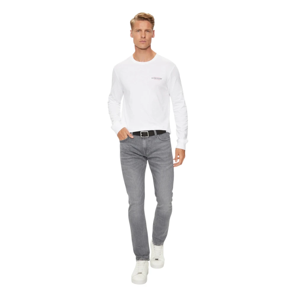 Guess Biologisch katoen Heren Regular Fit T-shirt White Heren