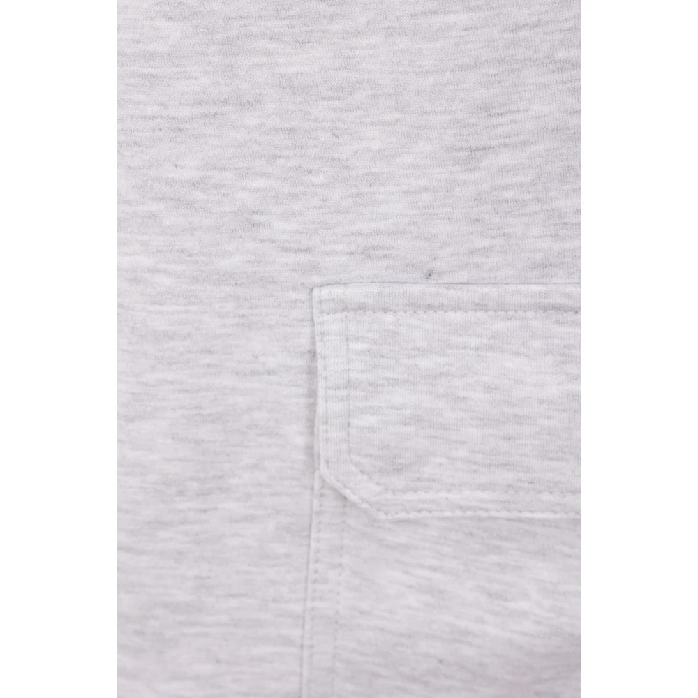 BRUNELLO CUCINELLI Cargo Shorts in Lichtgrijs Jersey Gray Heren