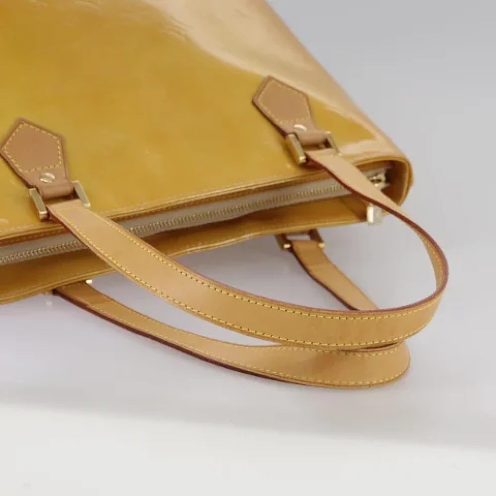 Louis Vuitton Vintage Pre-owned Leather handbags Yellow Dames