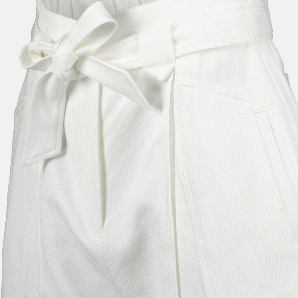 IRO Witte Strik Shorts Lente-Zomer 2025 White Dames