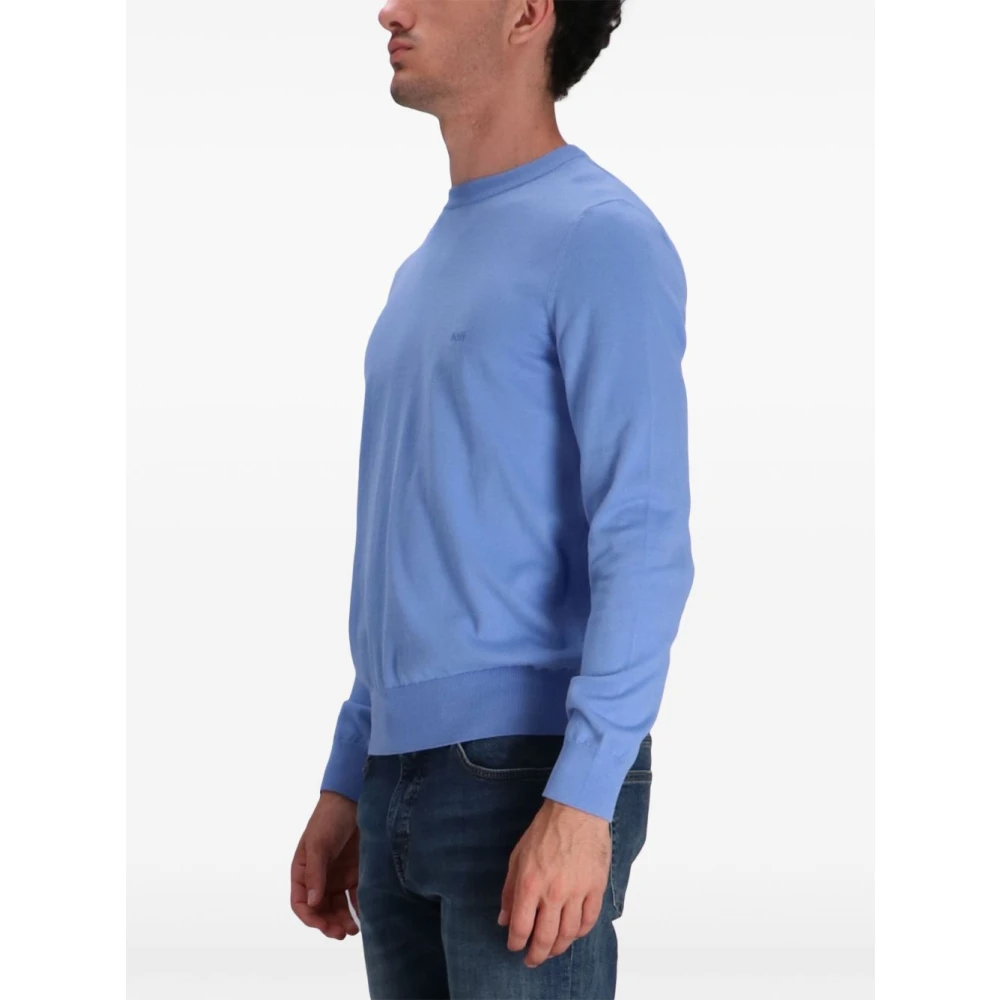 Hugo Boss Stijlvolle Sweaters Collectie Blue Heren