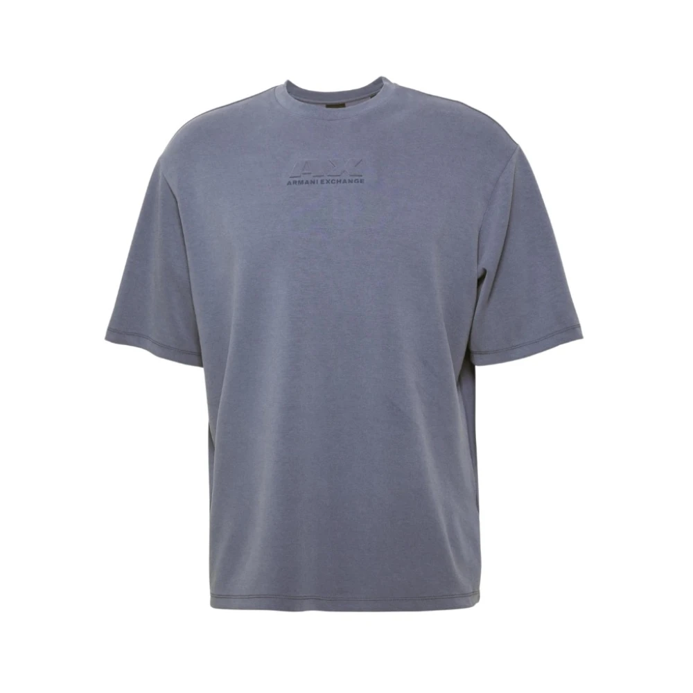 Armani Exchange Basic Tee Blue Heren