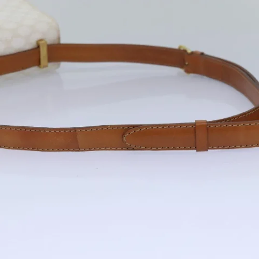 Celine Vintage Pre-owned Leather shoulder-bags White Dames