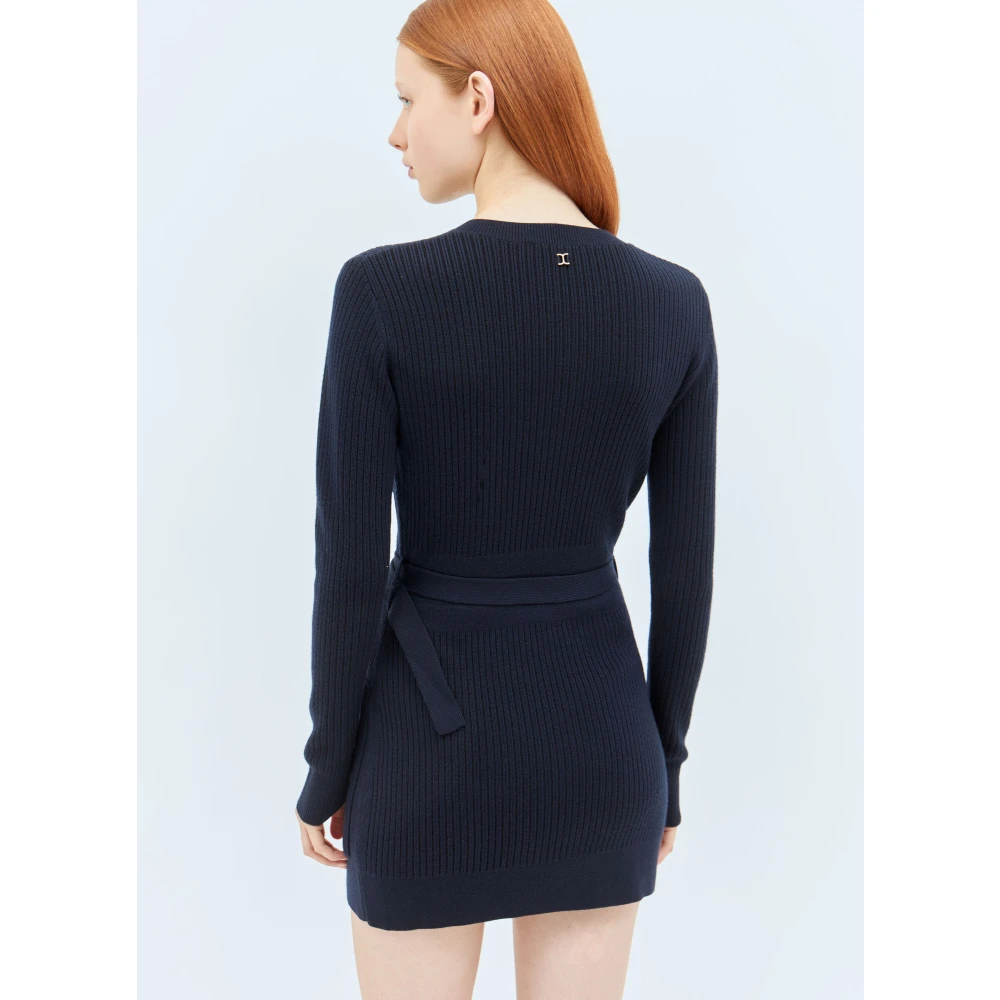 Chloé Wollen Vest met Riem Blue Dames