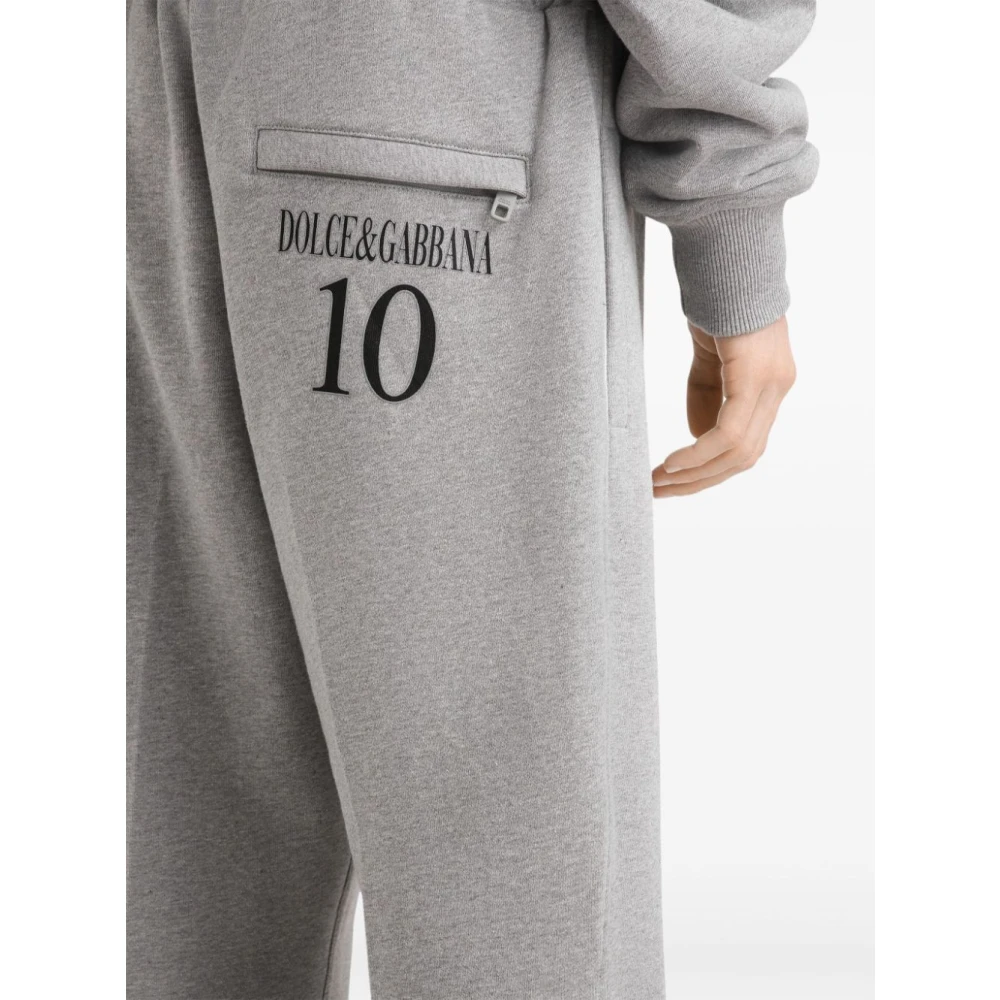 Dolce & Gabbana Grijze Stijlvolle Broek Gray Heren
