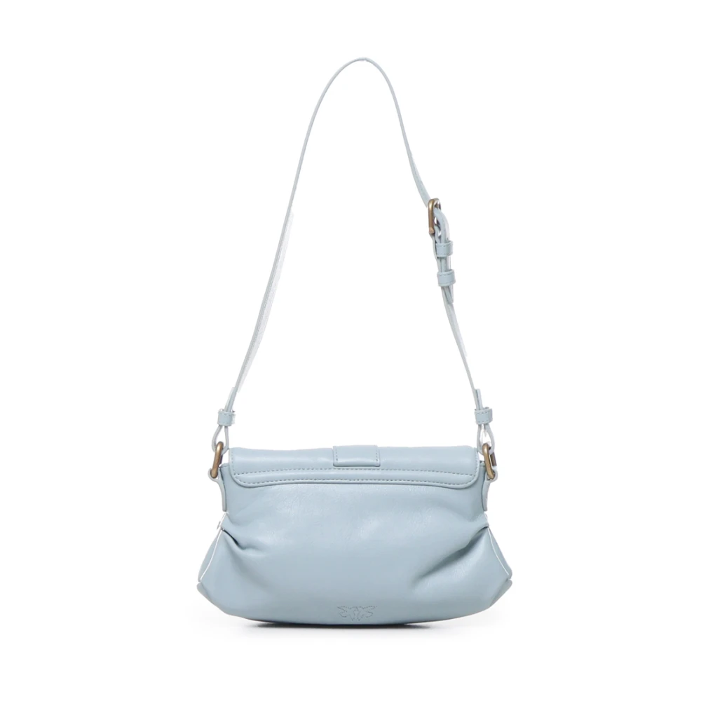 pinko Hartvormige Flap Tas in Suikerpapier Blue Dames