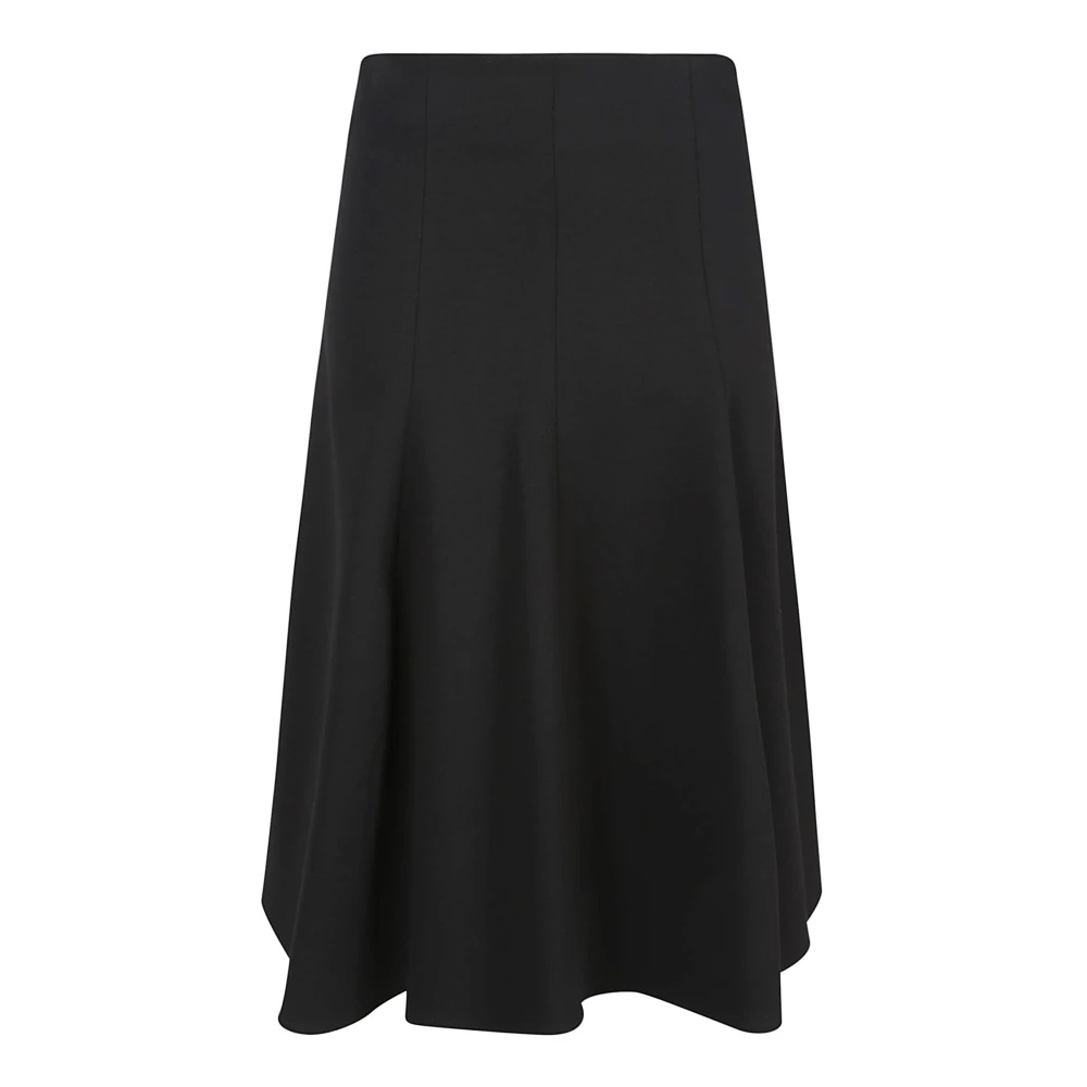 True Royal Zwarte rok met viscose samenstelling Black Dames