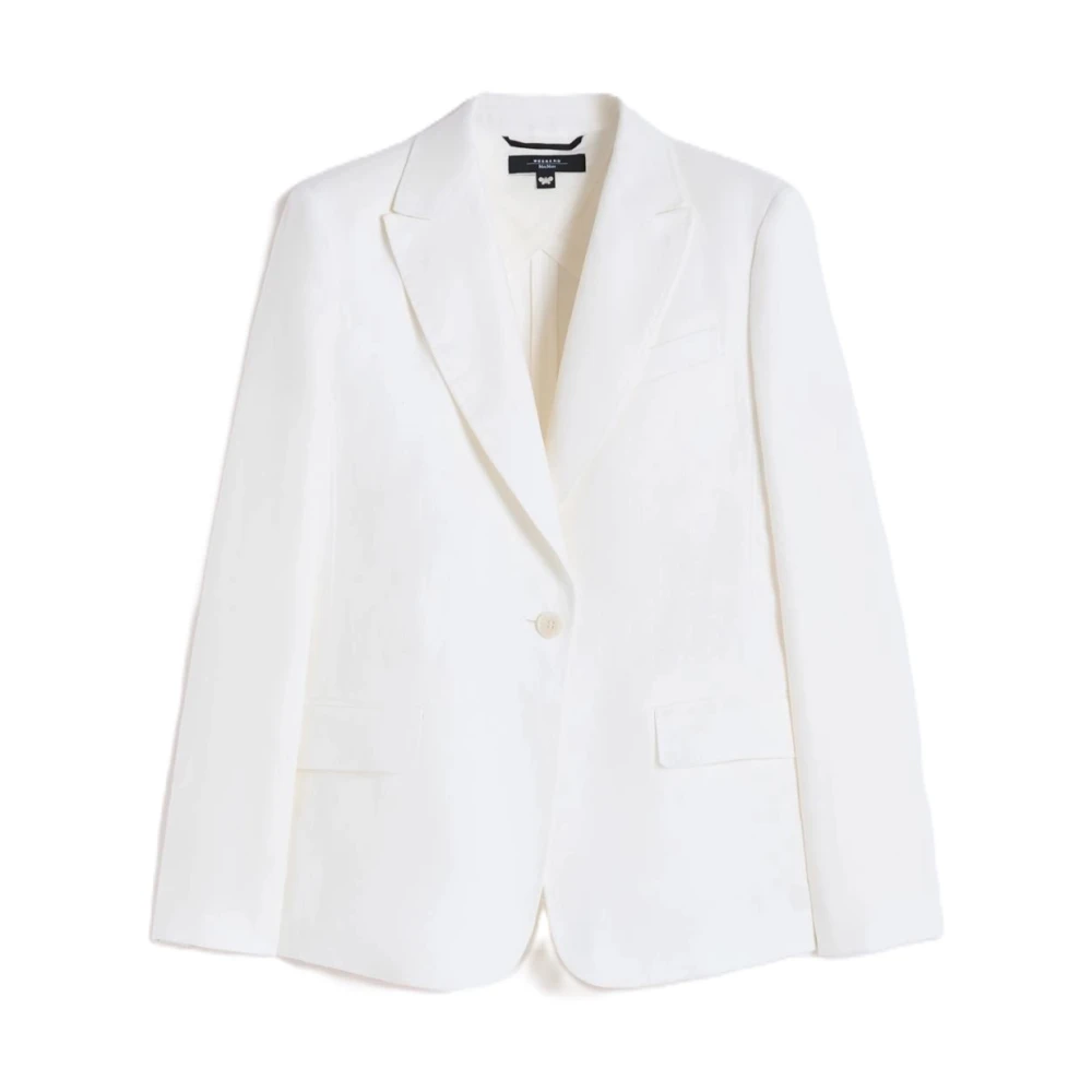 Weekend Max Mara Women's White Wkdnalut Jacket - Blazers - Xs - Jackets