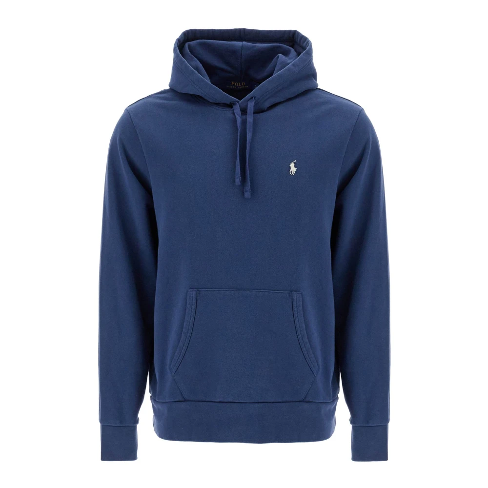 Polo Ralph Lauren Hoodie met geborduurde pony Blue Heren