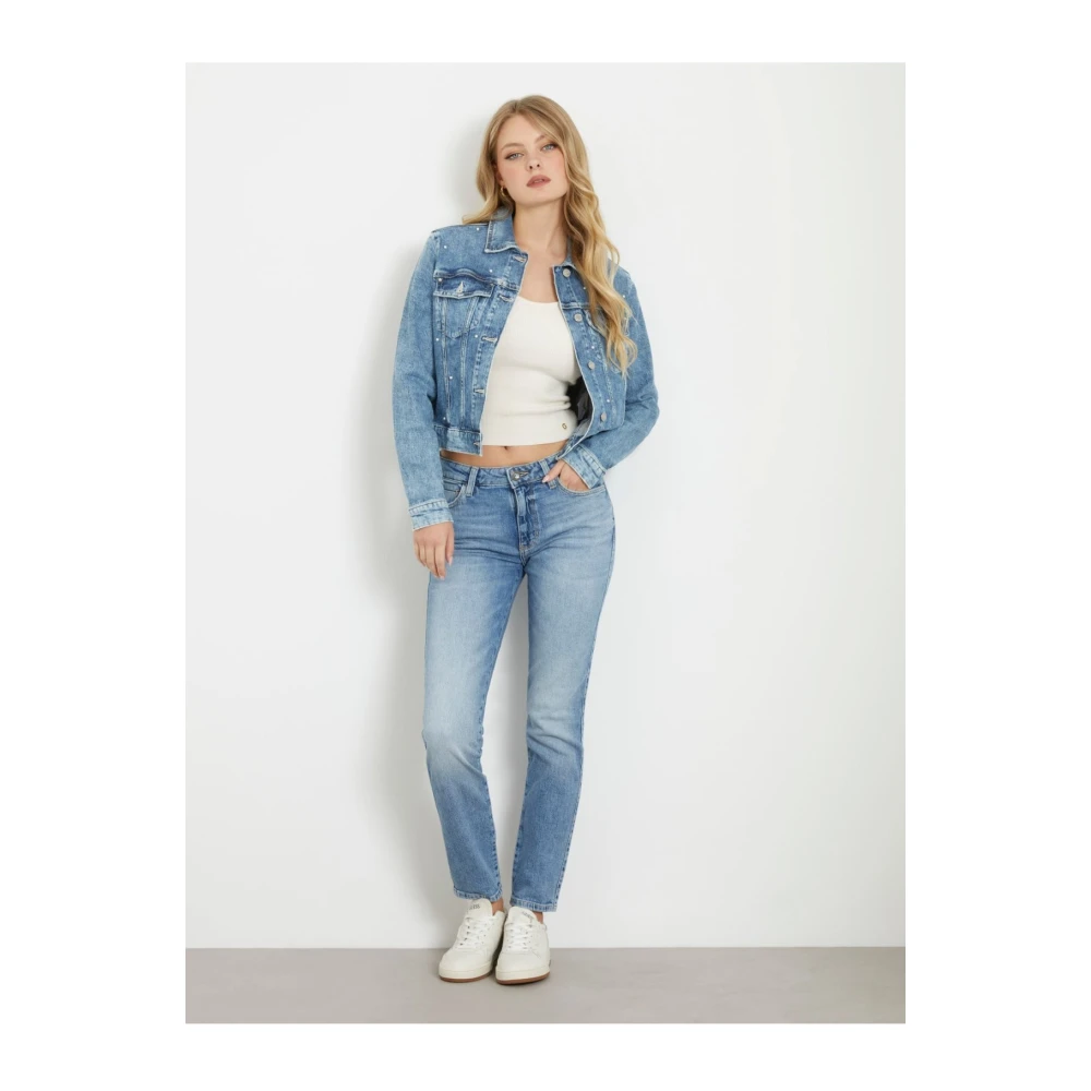 Guess Skinny Curve jeans Licht denim Blue Dames