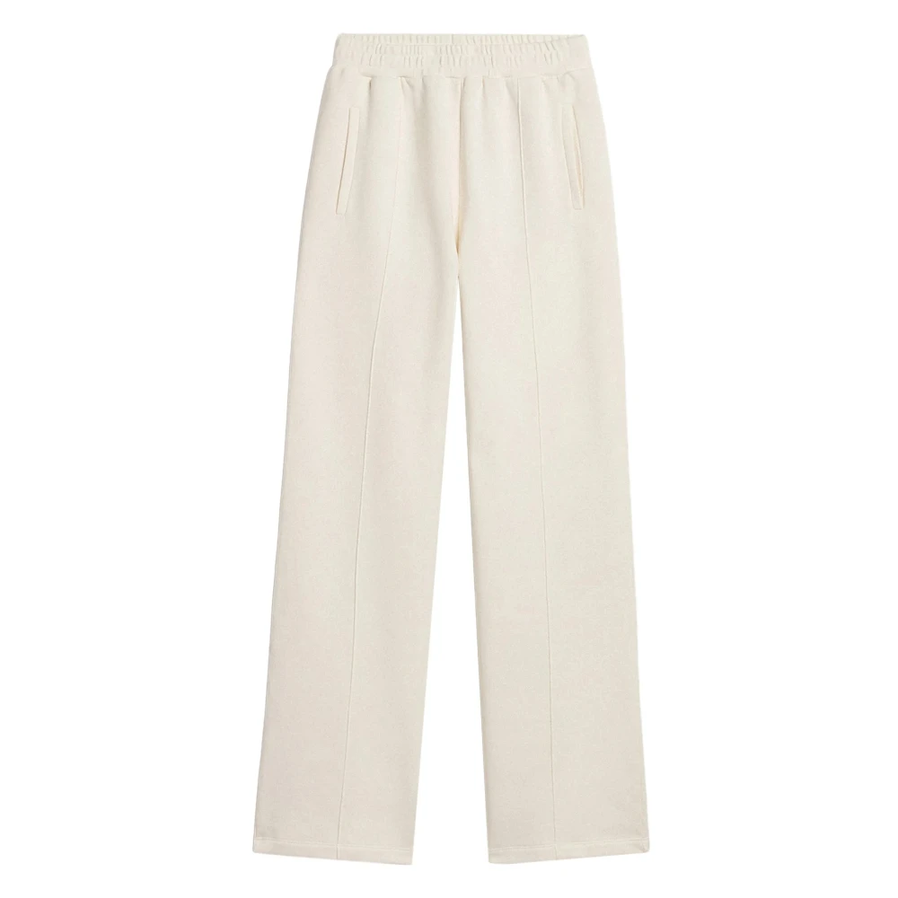 Golden Goose Women's White Ws Jogging Wide Leg Trousers - Sweatpants - Xs - Trousers