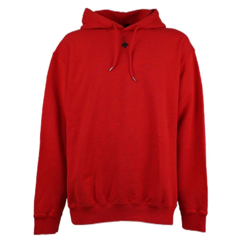 Dsquared2 Rode Hoodie Sweatshirt Red Heren