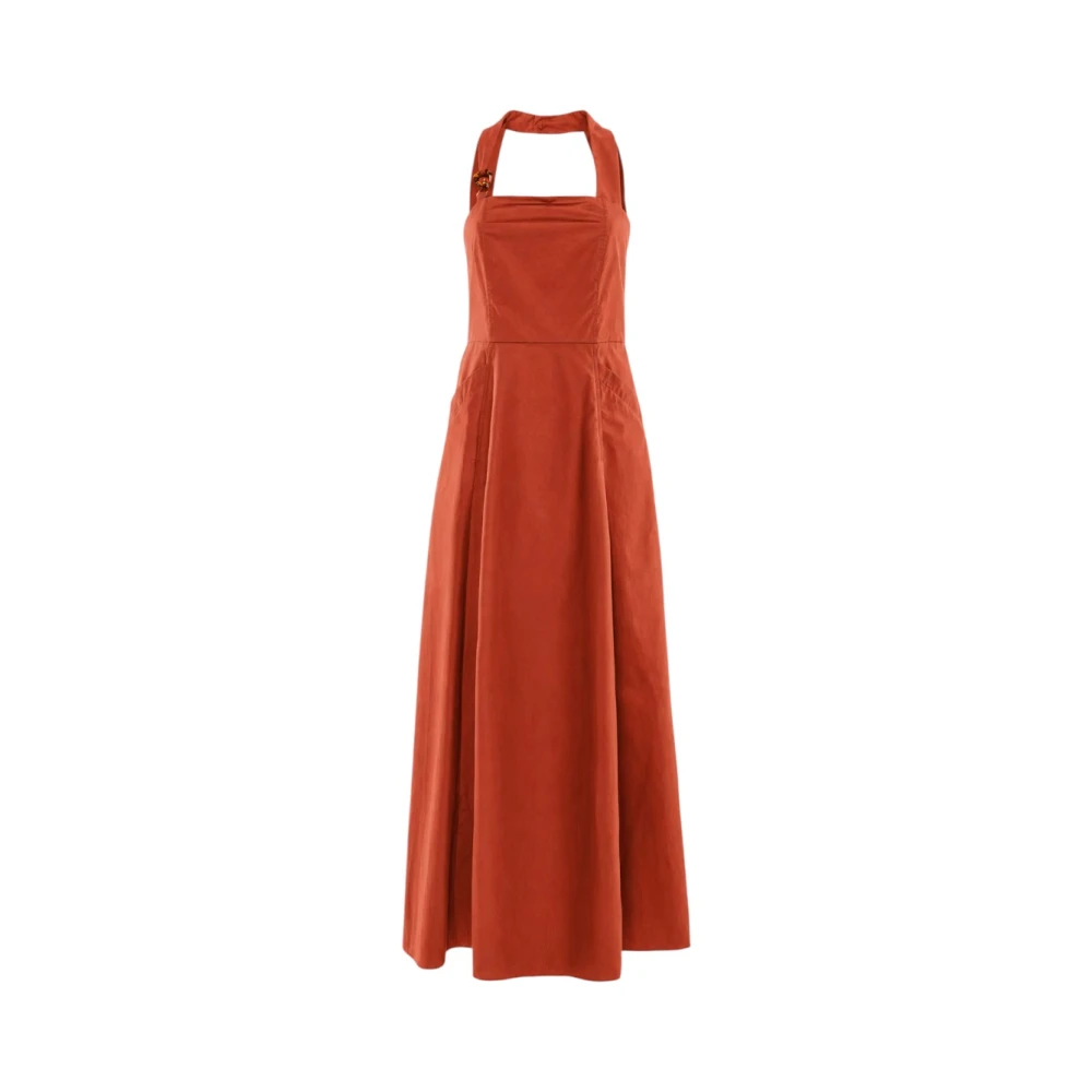 Nenette Women's Brown Maxi Dresses, L, Tobia Maxi Dress