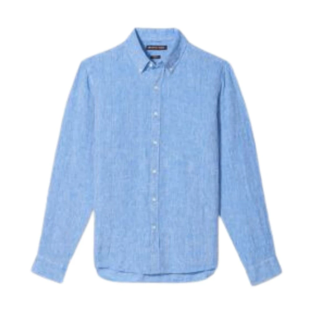 Michael Kors Stijlvol Overhemd Blue Heren