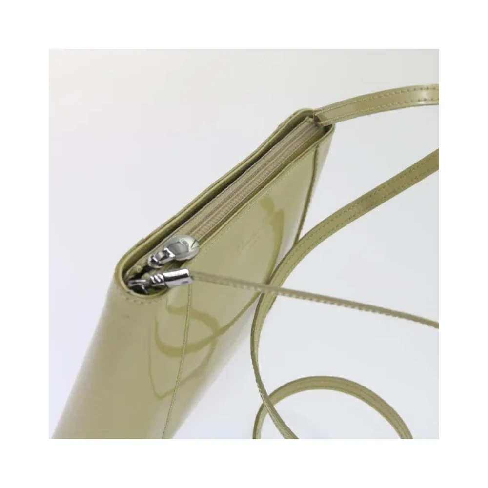 Dior Vintage Pre-owned Leather dior-bags Beige Dames