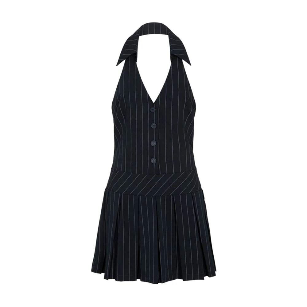 Hinnominate Women's Blue Pinstripe Short Dress - Short Dresses - S - Dresses