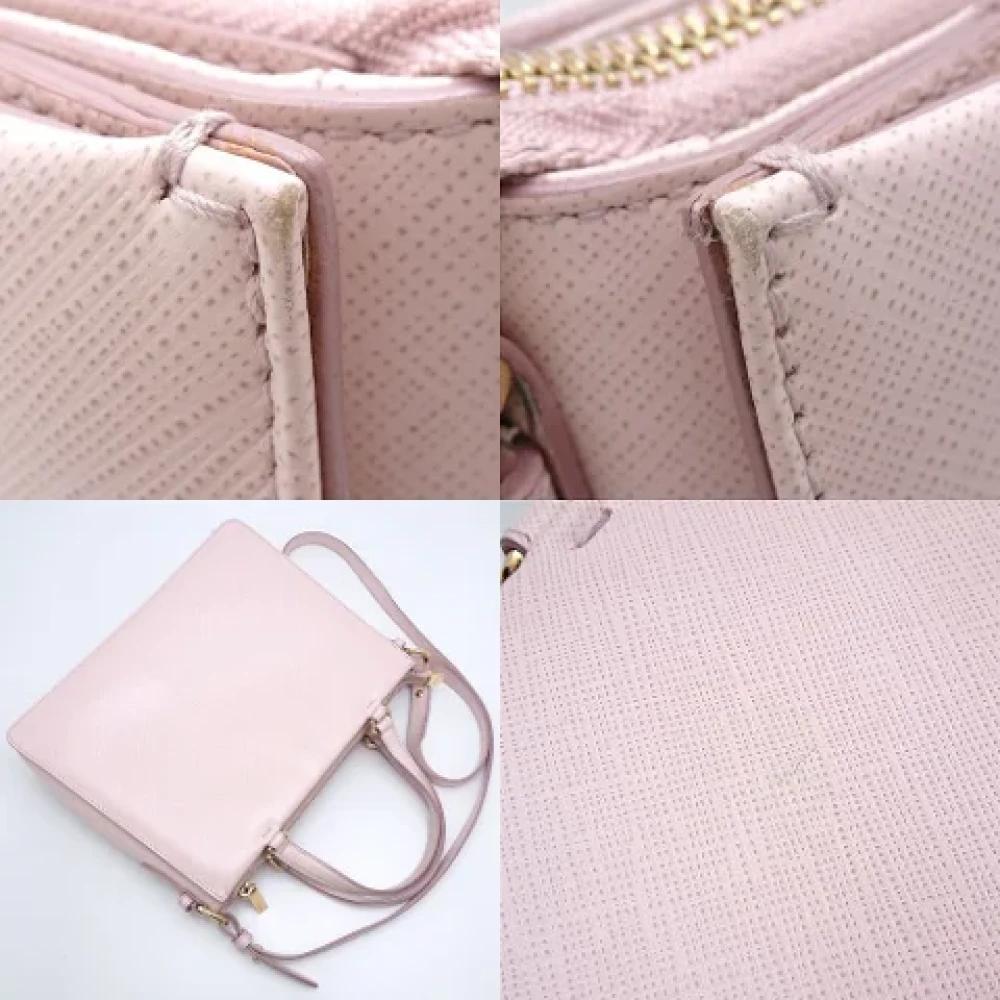 Salvatore Ferragamo Pre-owned Leather handbags Pink Dames