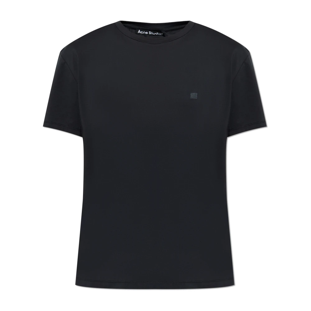 Acne Studios Men's Black T-Shirts, Xl, Logo T-Shirt